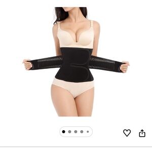 Black Waist Trainer Corset for Women